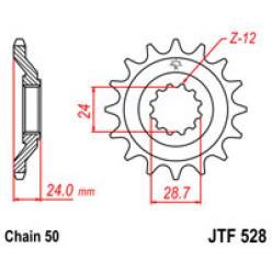 Звездочка передняя JT Sprockets (шаг 530 ) JT JTF528